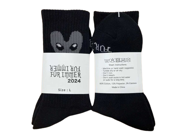 Black Alien Socks