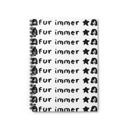 Fur /immer mini Spiral Notebook