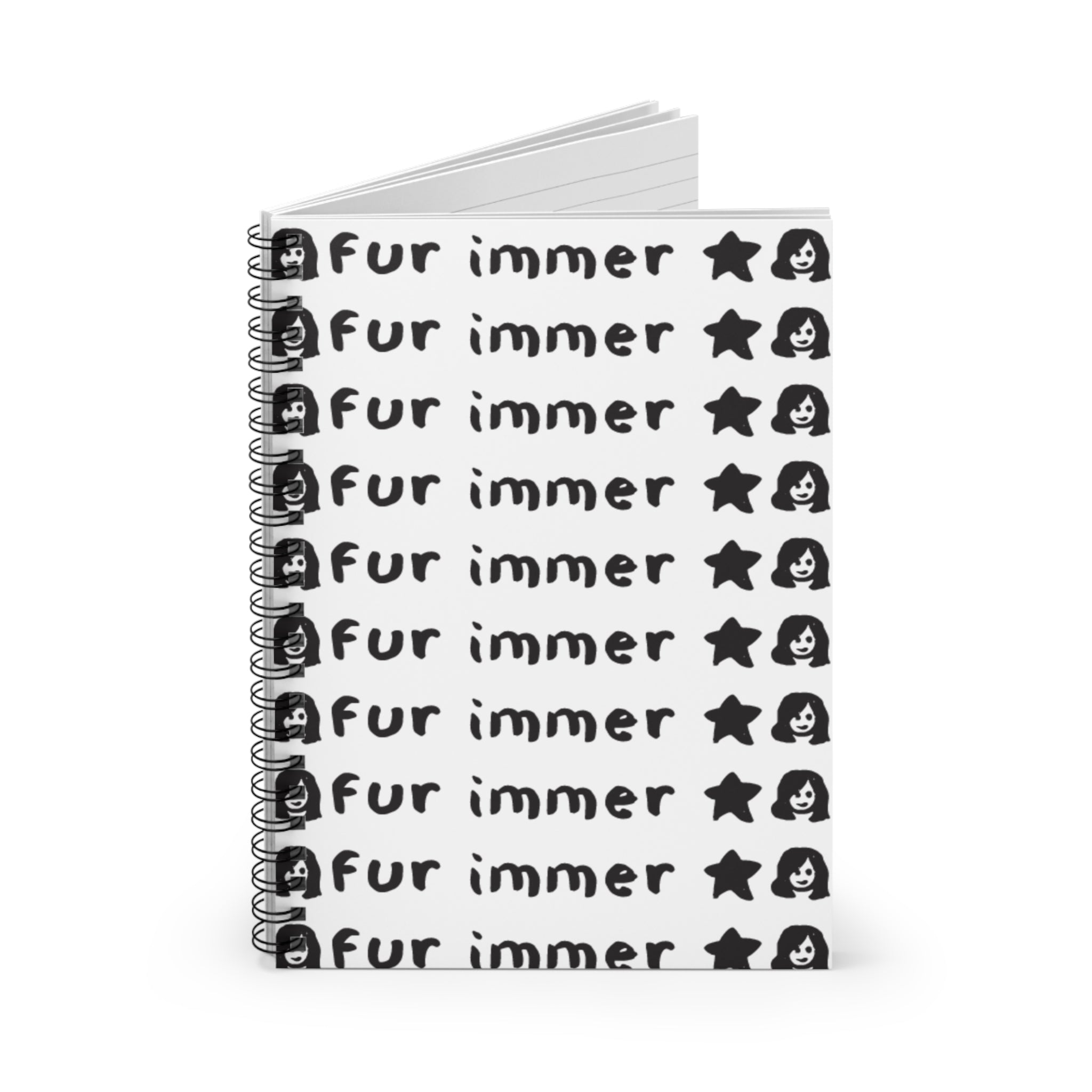 Fur /immer mini Spiral Notebook