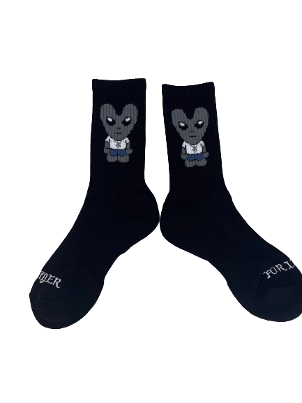 Black Alien Socks